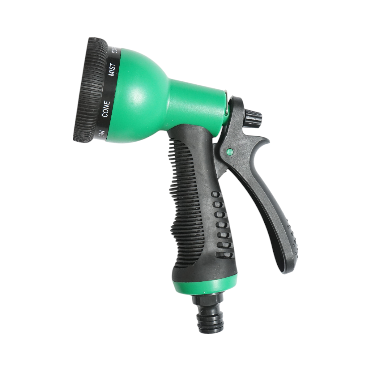 Garden shower type spray gun, adjustable 9 modes, quick coupling 1/2